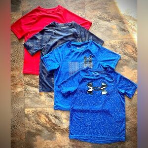 4 Count Boys Small Dri-fit short sleeve T-shirts